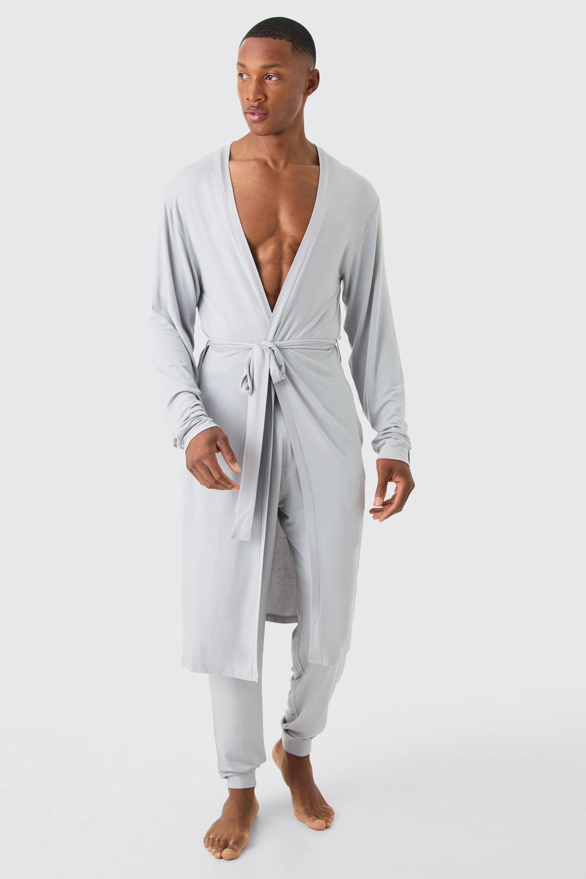 Men s Dressing Gowns Men s Robes boohooMAN UK